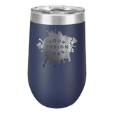 Custom Engraved Matte Wine Tumbler 16 oz. - Mato & Hash