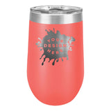 Custom Engraved Matte Wine Tumbler 16 oz. - Mato & Hash