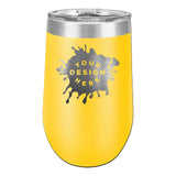 Custom Engraved Matte Wine Tumbler 16 oz. - Mato & Hash