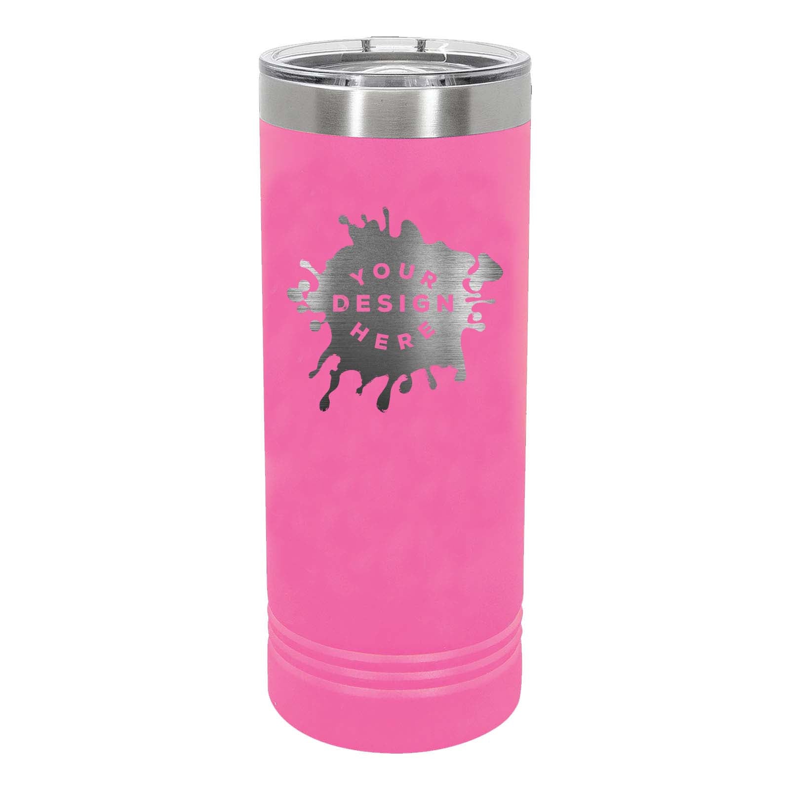 Custom Engraved Polar Camel 22 oz. Coral Skinny Tumbler - Mato & Hash