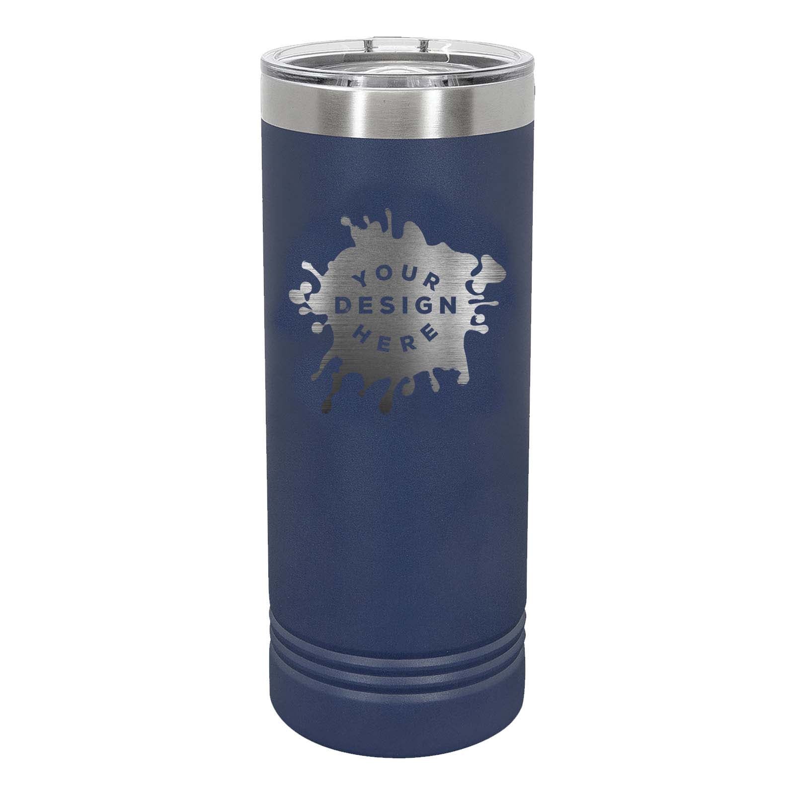 Custom Engraved Polar Camel 22 oz. Coral Skinny Tumbler - Mato & Hash