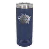 Custom Engraved Polar Camel 22 oz. Coral Skinny Tumbler - Mato & Hash