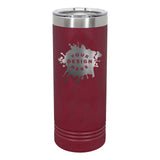 Custom Engraved Polar Camel 22 oz. Coral Skinny Tumbler - Mato & Hash