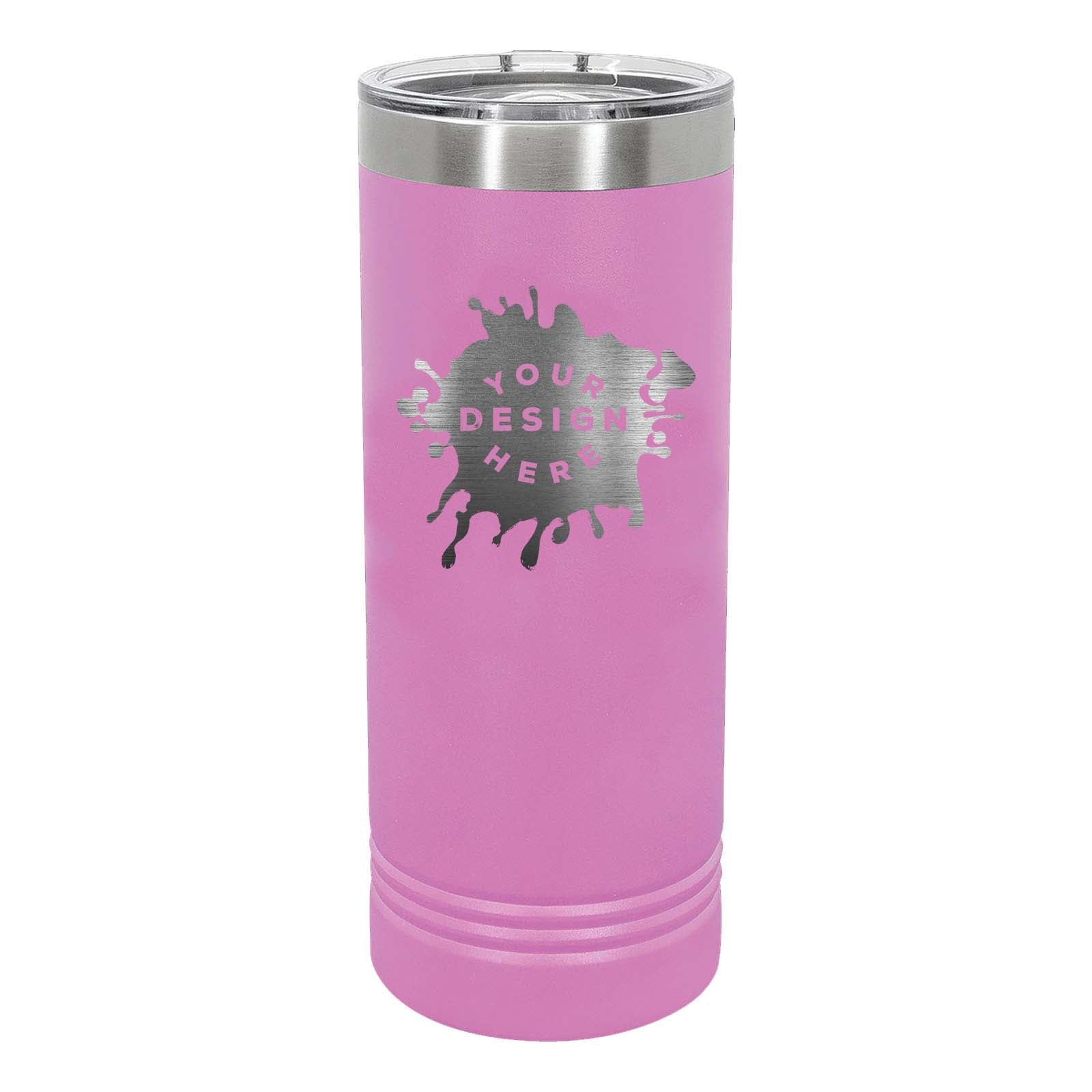 Custom Engraved Polar Camel 22 oz. Coral Skinny Tumbler - Mato & Hash