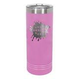 Custom Engraved Polar Camel 22 oz. Coral Skinny Tumbler - Mato & Hash