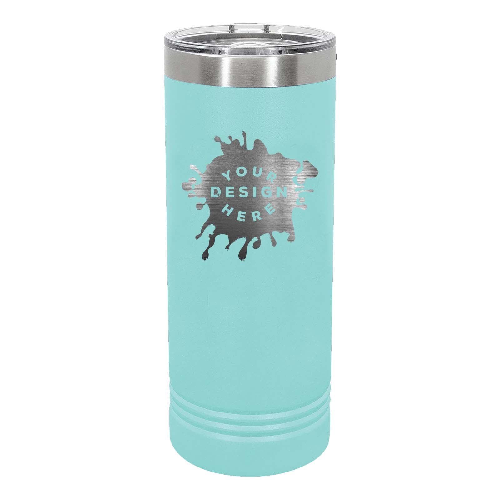 Custom Engraved Polar Camel 22 oz. Coral Skinny Tumbler - Mato & Hash