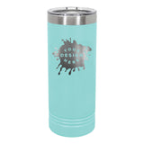 Custom Engraved Polar Camel 22 oz. Coral Skinny Tumbler - Mato & Hash