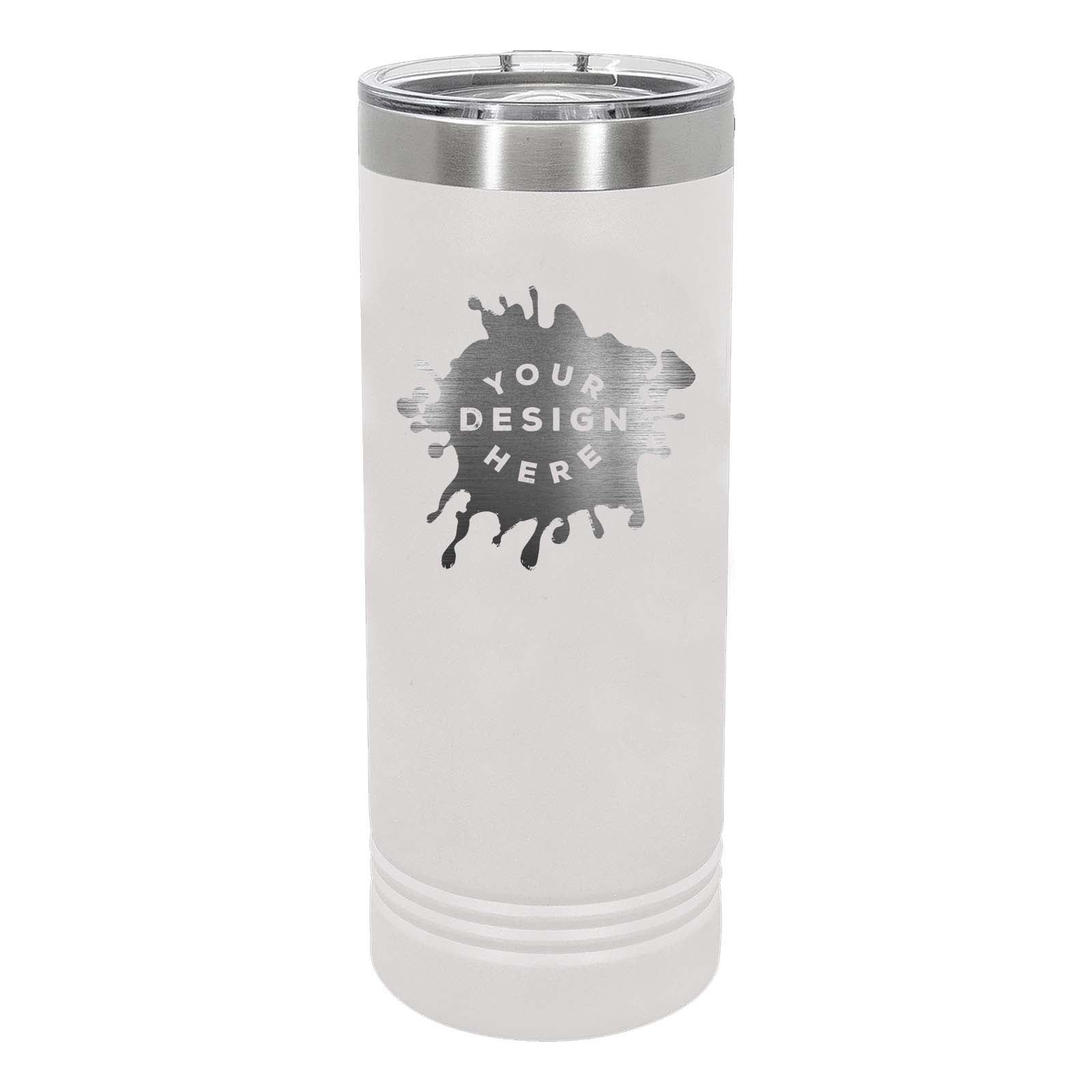 Custom Engraved Polar Camel 22 oz. Coral Skinny Tumbler - Mato & Hash