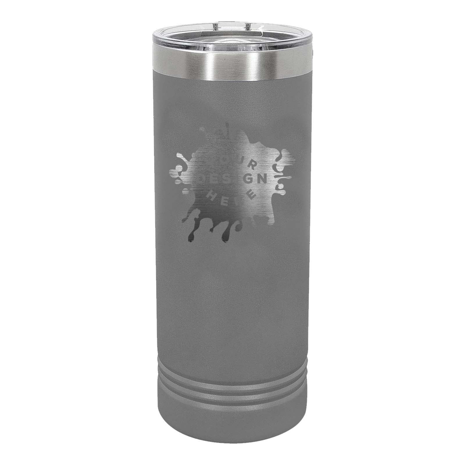 Custom Engraved Polar Camel 22 oz. Coral Skinny Tumbler - Mato & Hash