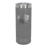 Custom Engraved Polar Camel 22 oz. Coral Skinny Tumbler - Mato & Hash
