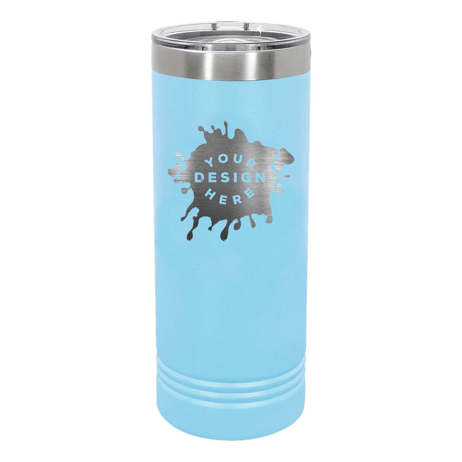 Custom Engraved Polar Camel 22 oz. Coral Skinny Tumbler - Mato & Hash