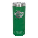 Custom Engraved Polar Camel 22 oz. Coral Skinny Tumbler - Mato & Hash