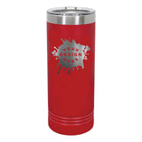 Custom Engraved Polar Camel 22 oz. Coral Skinny Tumbler - Mato & Hash