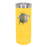 Custom Engraved Polar Camel 22 oz. Coral Skinny Tumbler - Mato & Hash