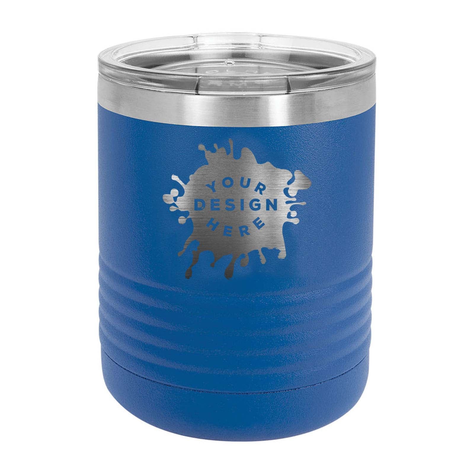 Custom Engraved Polar Camel Ringneck 10 oz. Black Vacuum Insulated Tumbler - Mato & Hash