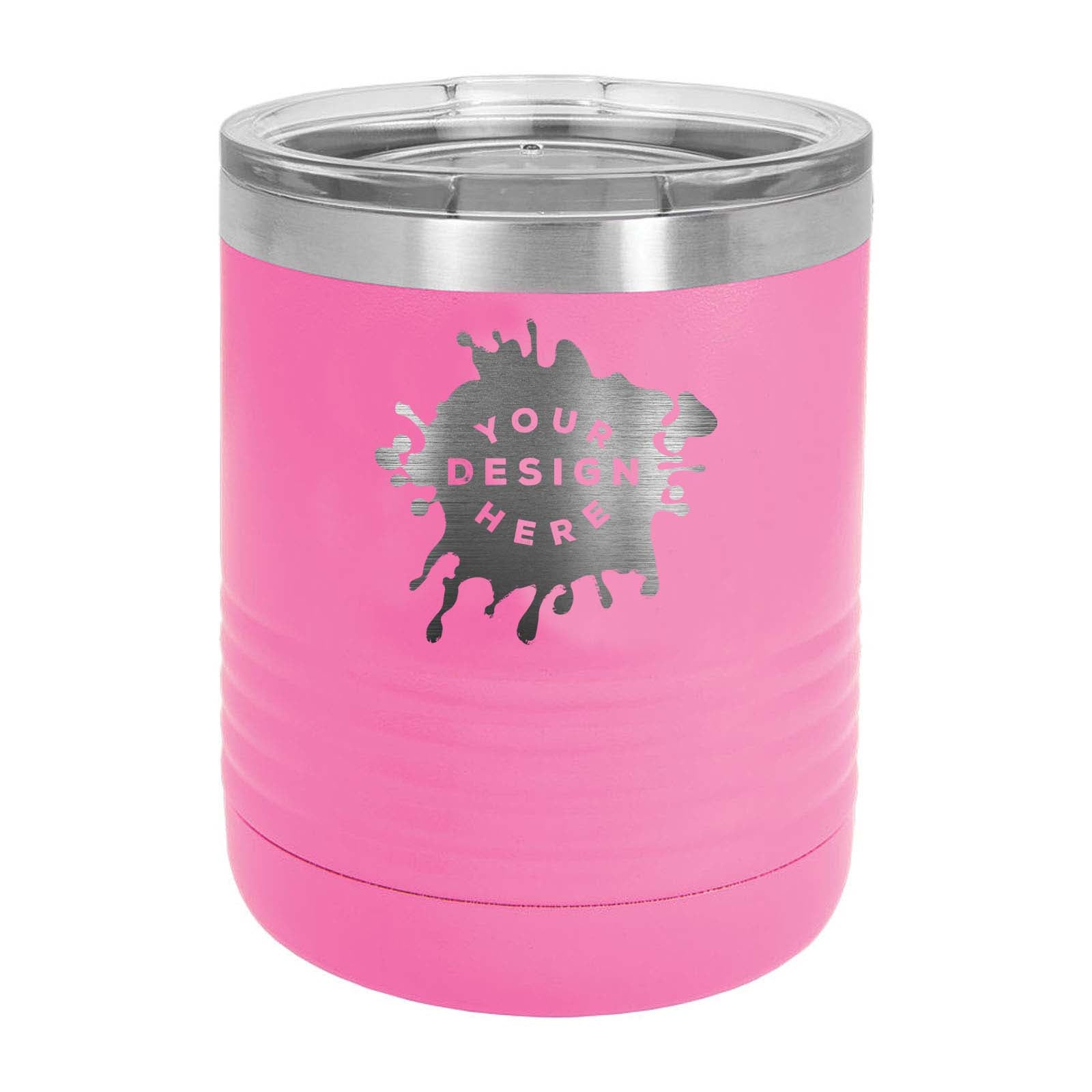 Custom Engraved Polar Camel Ringneck 10 oz. Black Vacuum Insulated Tumbler - Mato & Hash