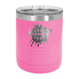 Custom Engraved Polar Camel Ringneck 10 oz. Black Vacuum Insulated Tumbler - Mato & Hash