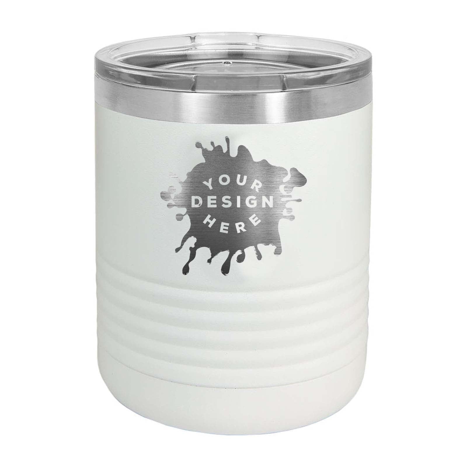 Custom Engraved Polar Camel Ringneck 10 oz. Black Vacuum Insulated Tumbler - Mato & Hash