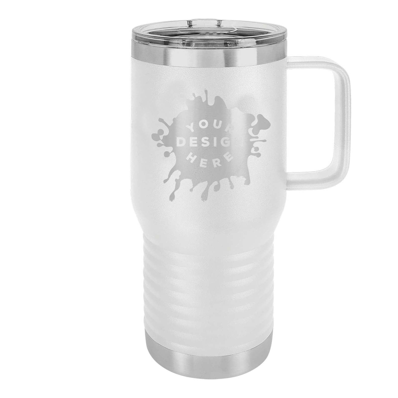 Custom-Engraved Polar Camel Vacuum Insulated Travel Mug with Slider Lid 20 Oz. - Mato & Hash