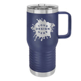 Custom-Engraved Polar Camel Vacuum Insulated Travel Mug with Slider Lid 20 Oz. - Mato & Hash