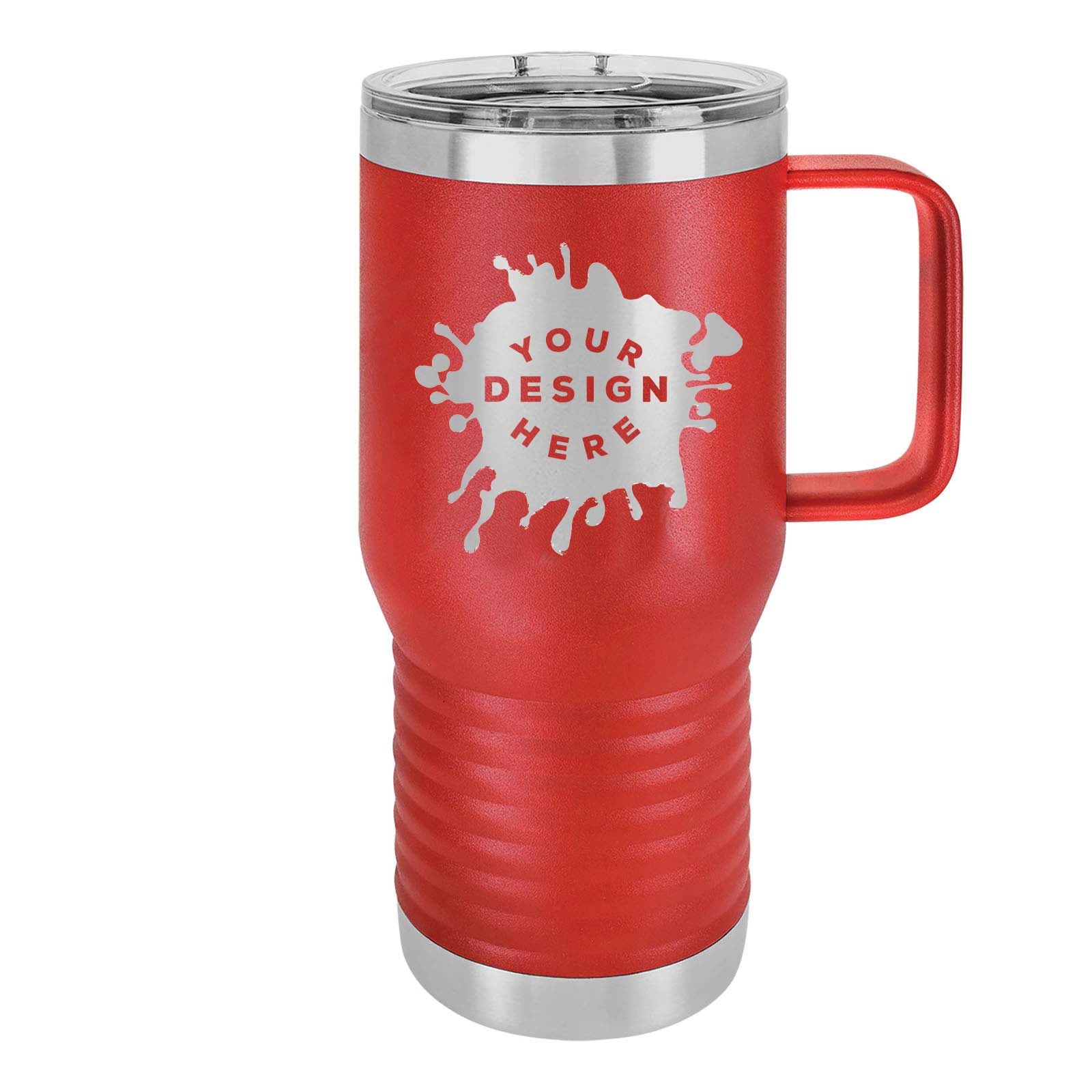 Custom-Engraved Polar Camel Vacuum Insulated Travel Mug with Slider Lid 20 Oz. - Mato & Hash