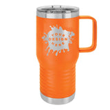 Custom-Engraved Polar Camel Vacuum Insulated Travel Mug with Slider Lid 20 Oz. - Mato & Hash