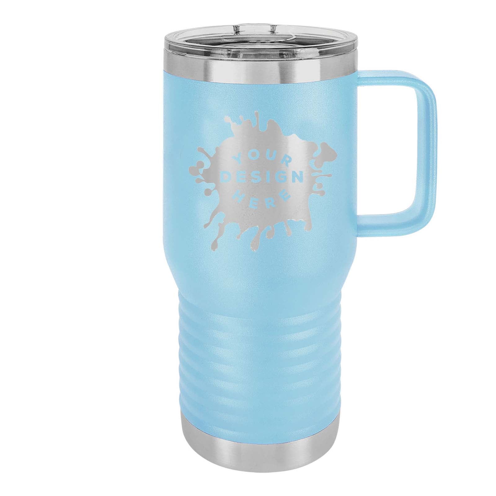 Custom-Engraved Polar Camel Vacuum Insulated Travel Mug with Slider Lid 20 Oz. - Mato & Hash