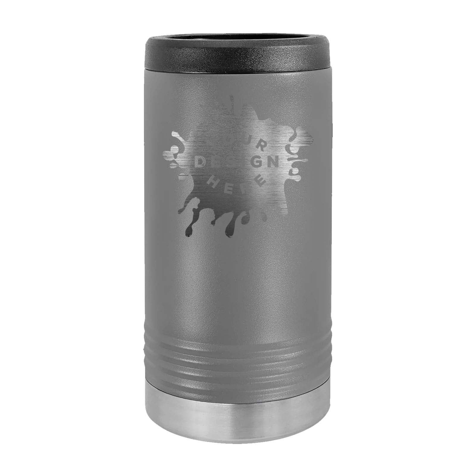 Custom Engraved Slim Matte Beverage Holder - 16 Colors Available - Mato & Hash