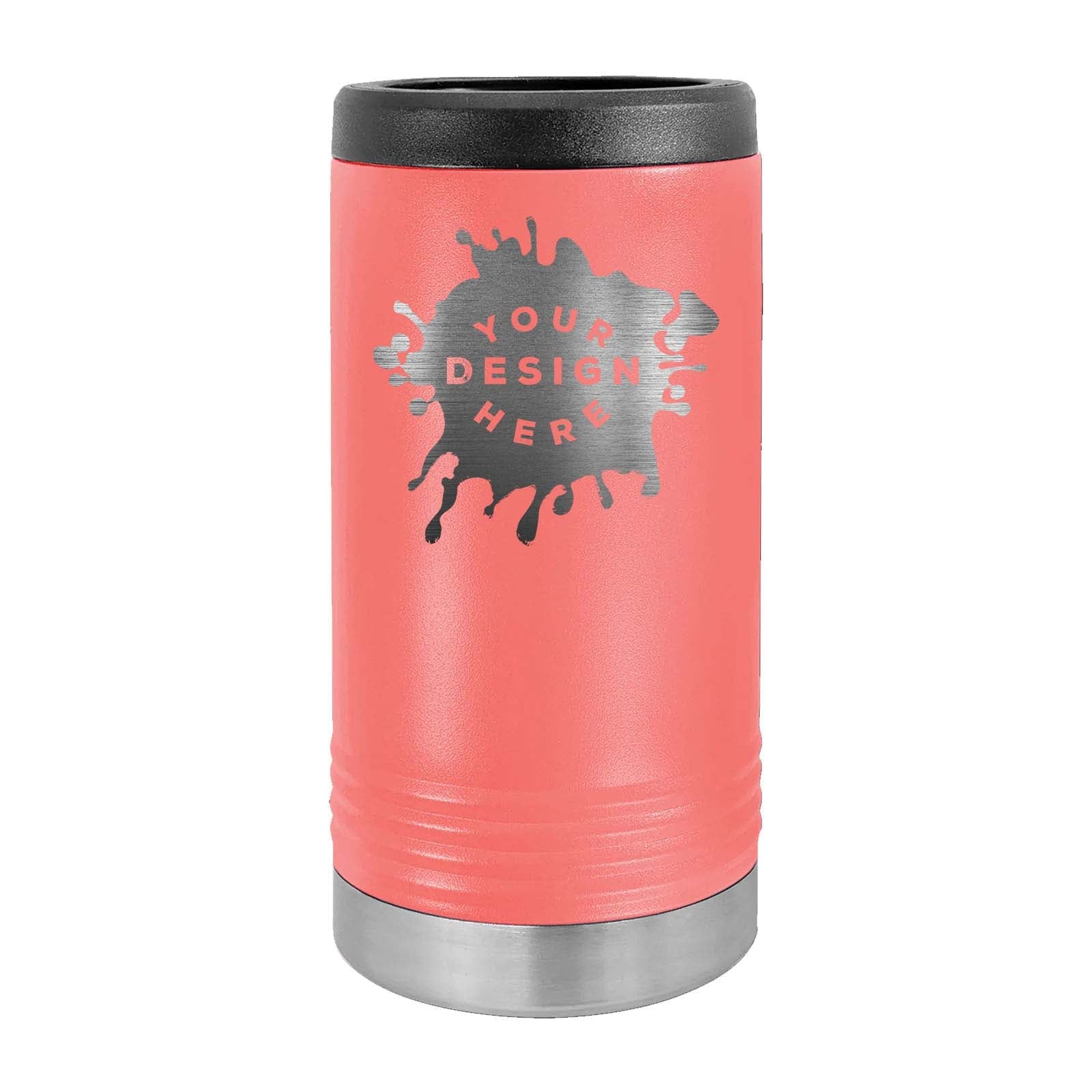 Custom Engraved Slim Matte Beverage Holder - 16 Colors Available - Mato & Hash