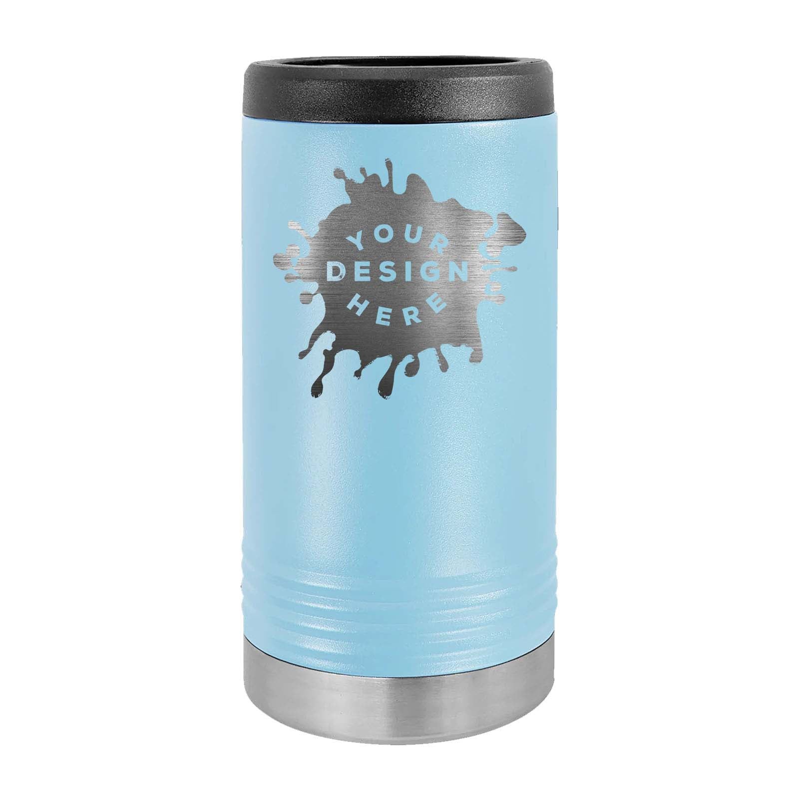 Custom Engraved Slim Matte Beverage Holder - 16 Colors Available - Mato & Hash