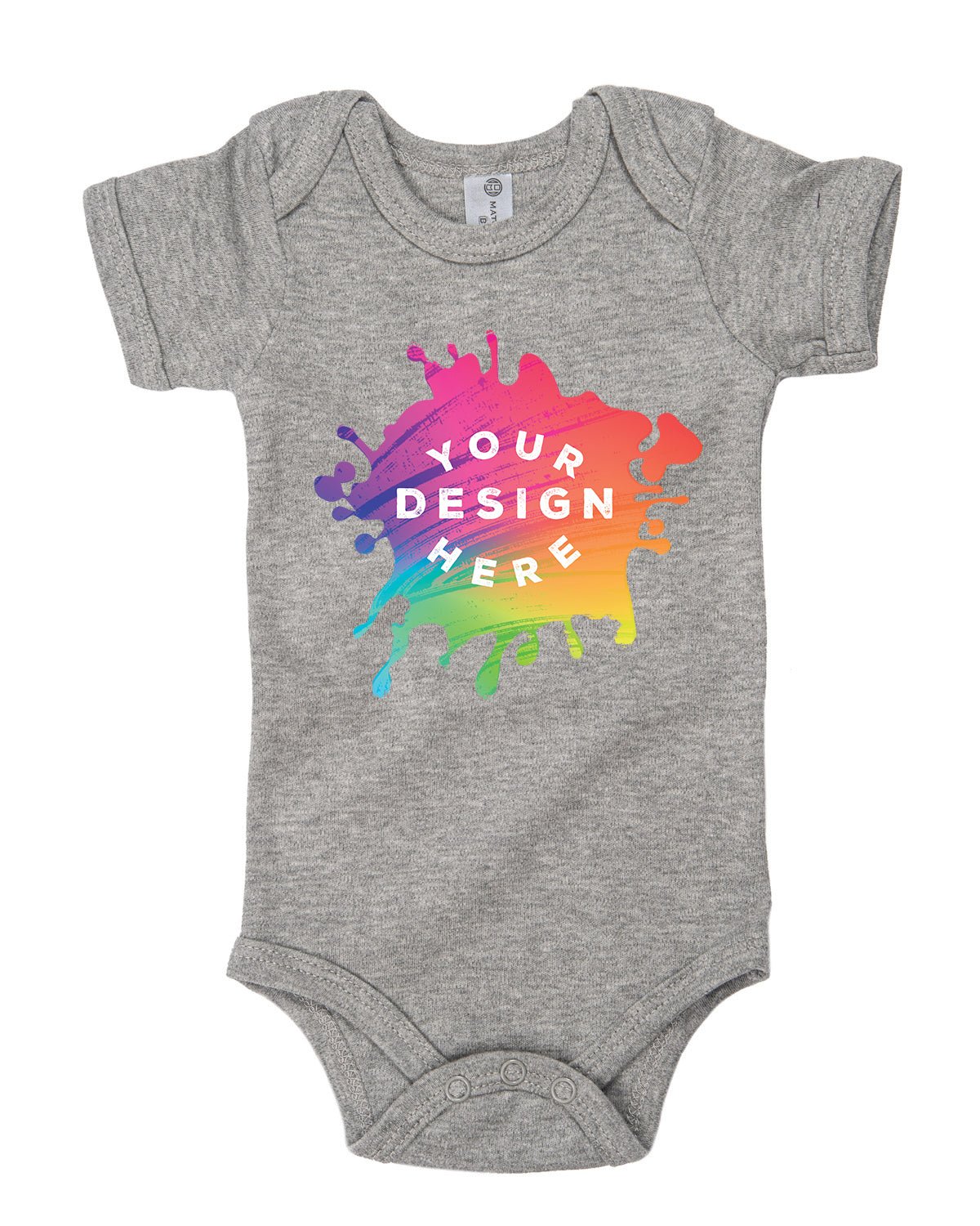 Custom Full Color Printed Cotton Baby Romper - Mato & Hash