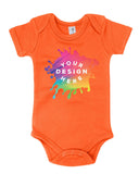Custom Full Color Printed Cotton Baby Romper - Mato & Hash