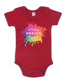 Custom Full Color Printed Cotton Baby Romper - Mato & Hash