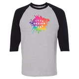 Custom Gildan Heavy Cotton™ Raglan Three-Quarter Sleeve T-Shirt - Mato & Hash