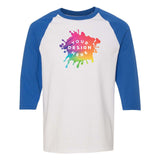 Custom Gildan Heavy Cotton™ Raglan Three-Quarter Sleeve T-Shirt - Mato & Hash