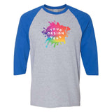 Custom Gildan Heavy Cotton™ Raglan Three-Quarter Sleeve T-Shirt - Mato & Hash