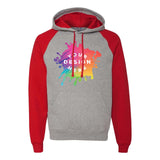Custom Jerzees Adult 8 oz. NuBlend® Colorblock Raglan Pullover Hooded Sweatshirt - Mato & Hash