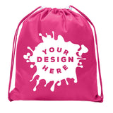 Custom Mini Polyester Drawstring Bag - Mato & Hash