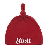 Custom Name Baby Hat w/ Adjustable Top Knot - Mato & Hash