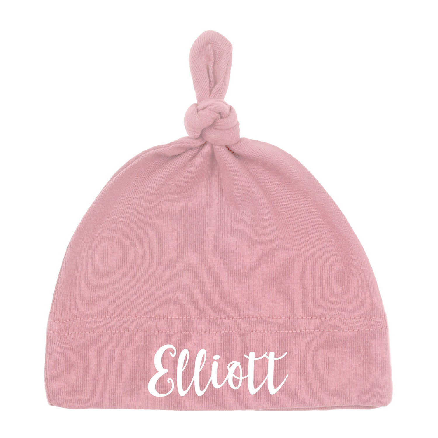 Custom Name Baby Hat w/ Adjustable Top Knot - Mato & Hash