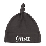 Custom Name Baby Hat w/ Adjustable Top Knot - Mato & Hash