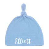 Custom Name Baby Hat w/ Adjustable Top Knot - Mato & Hash