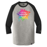 Custom New Era® Heritage Blend 3/4-Sleeve Baseball Raglan Tee - Mato & Hash