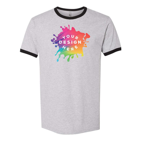 Next Level Apparel 3604 Unisex Fine Jersey Ringer T-Shirt - T 