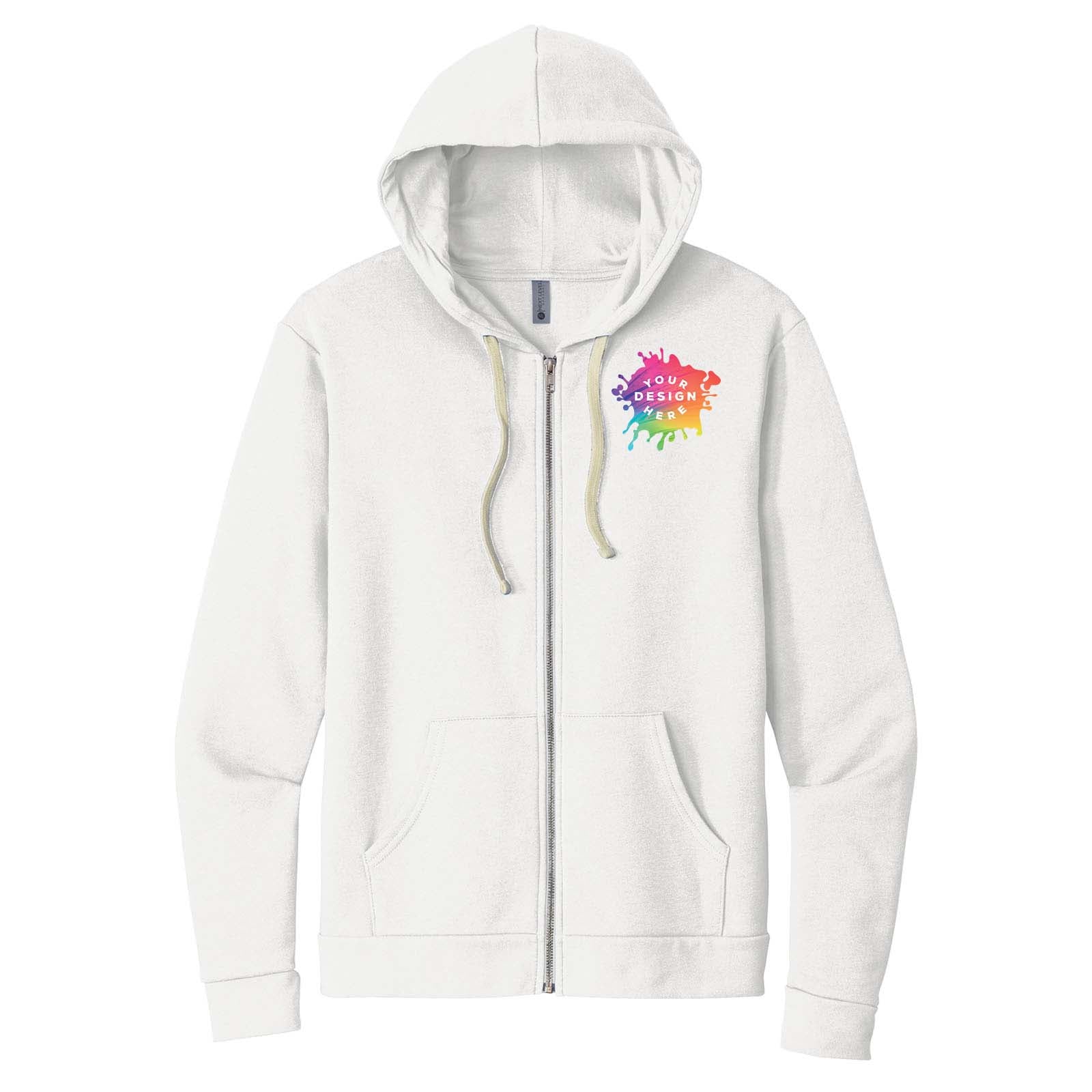 Custom Next Level Apparel® Unisex Santa Cruz Zip Hoodie - Mato & Hash