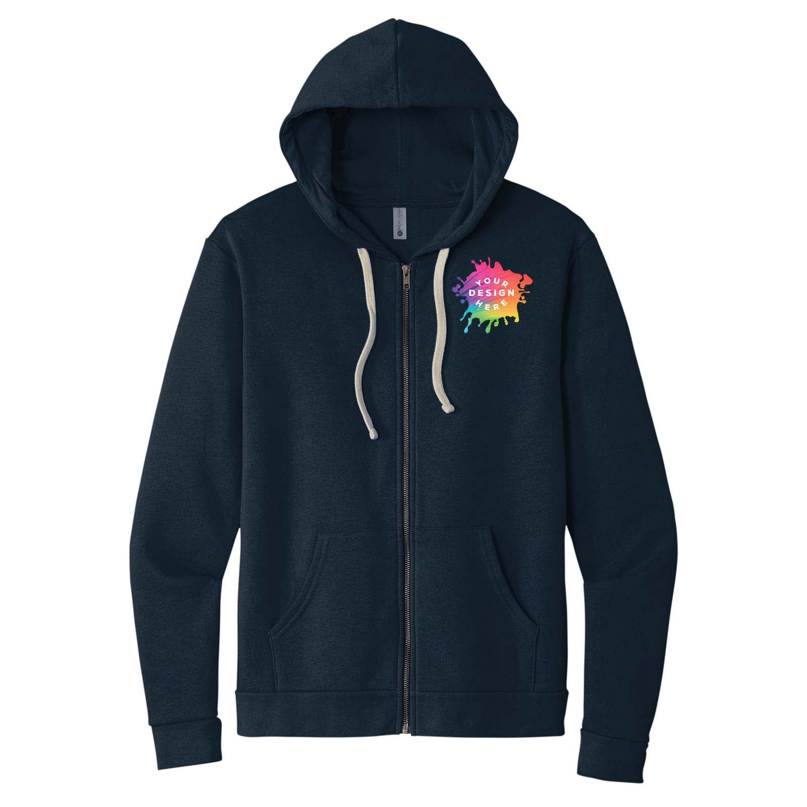 Custom Next Level Apparel® Unisex Santa Cruz Zip Hoodie - Mato & Hash