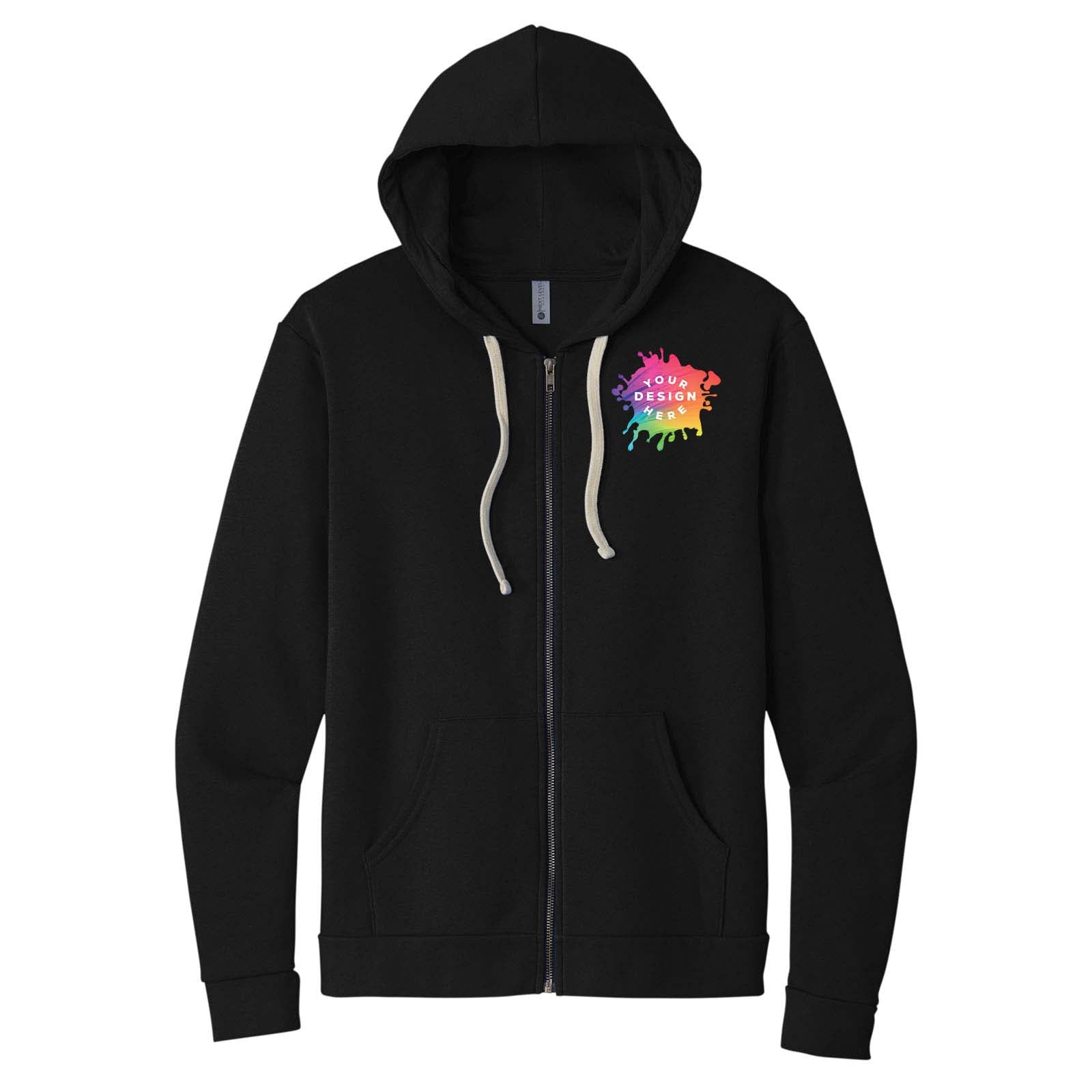 Custom Next Level Apparel® Unisex Santa Cruz Zip Hoodie - Mato & Hash