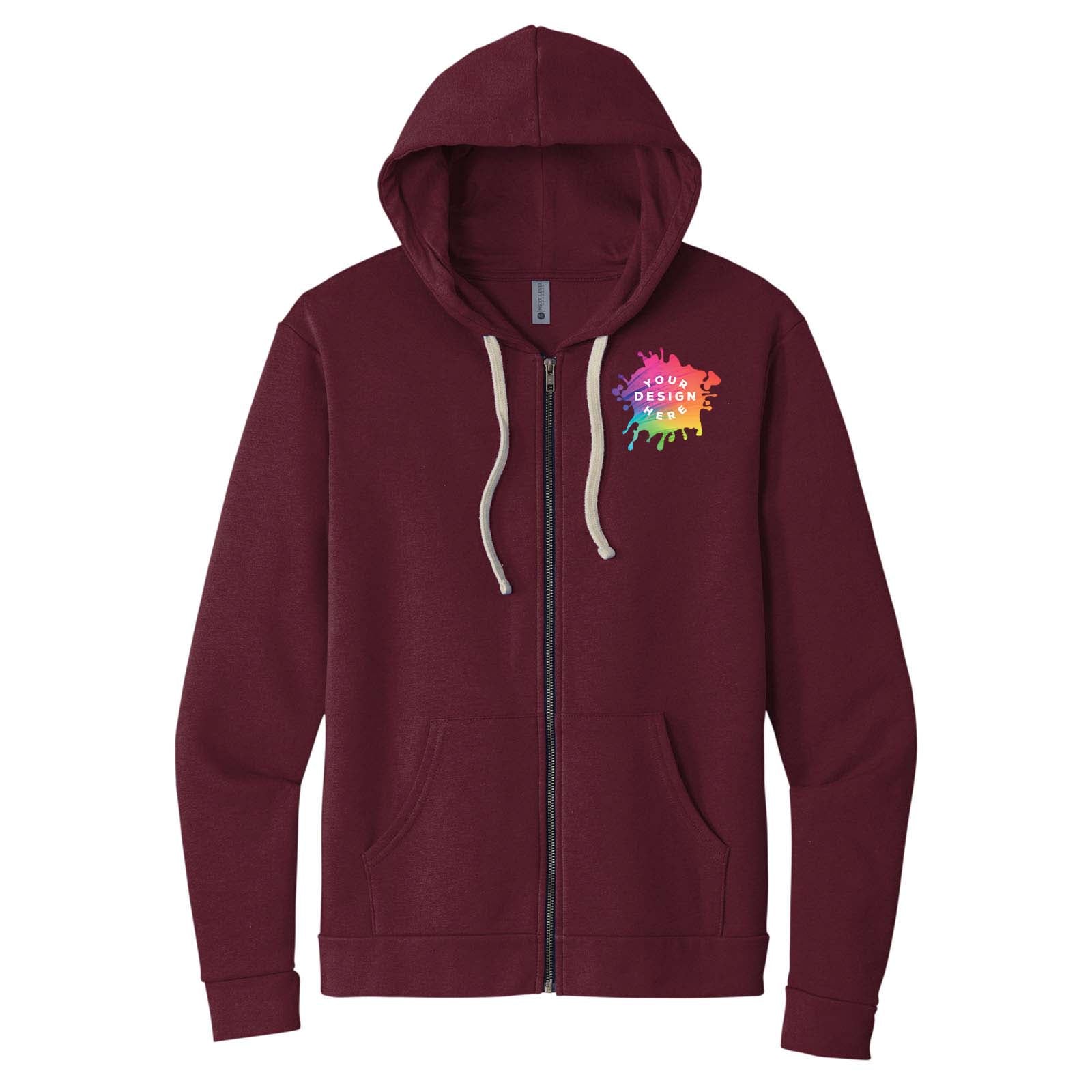 Custom Next Level Apparel® Unisex Santa Cruz Zip Hoodie - Mato & Hash