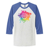 Custom Next Level Unisex Tri Blend 3/4 Sleeve Raglan Tee - Mato & Hash