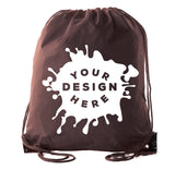 Custom Polyester Drawstring Bag - Bulk - Mato & Hash